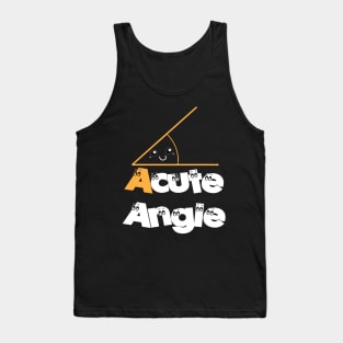 Acute angle Tank Top